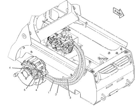 2011 skid steer 257b|cat 257b hydraulic hose diagram.